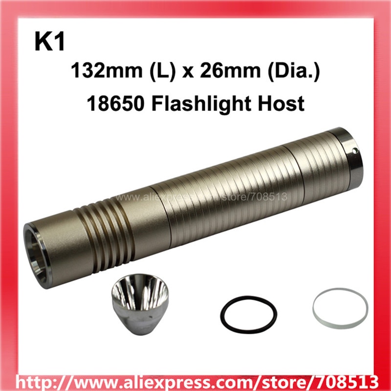 DIY K1 LED  ȣƮ, 132mm(L) x 26mm(D) -